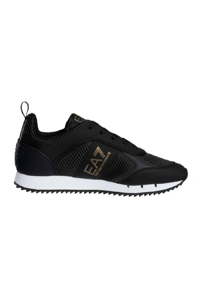 EA7 Pantofi sport NEGRU & ALB CARBON Unisex