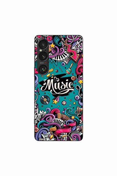 OEM Husa compatibila cu Sony Xperia 1 VI Silicon Gel Tpu Model Pop Art Music
