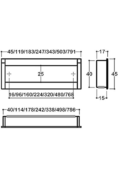 Yıldızan TAMGÜN 160 mm mâner încastrat culoare satinată TAMGÜN 1159648