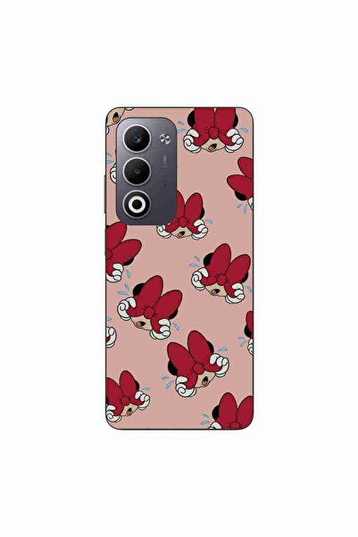 OEM Калъф за Oppo A5 от силиконов гел TPU с десен Мини, червен