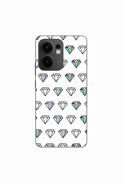 OEM Калъф за Oppo Reno13 F, силиконов гел TPU, с диамантен десен, прозрачен