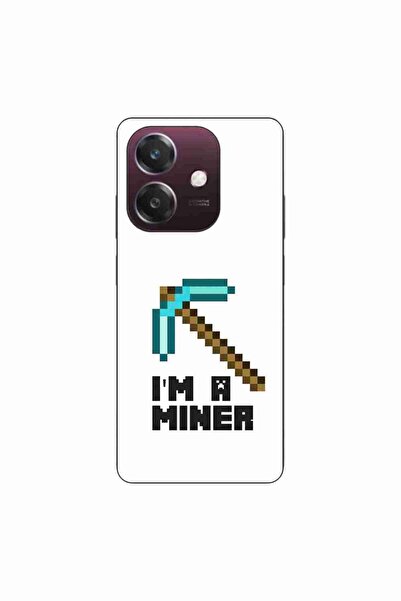 OEM Husa compatibila cu Oppo A40 Silicon Gel Tpu Model Minecraft Miner