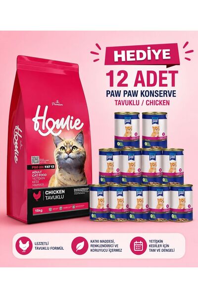 Homie HOMMİE KEDİ MAMASI 15 KG