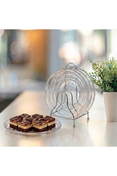 SQF 6 Glass Plates in Pure Silver Mukaestan Brand