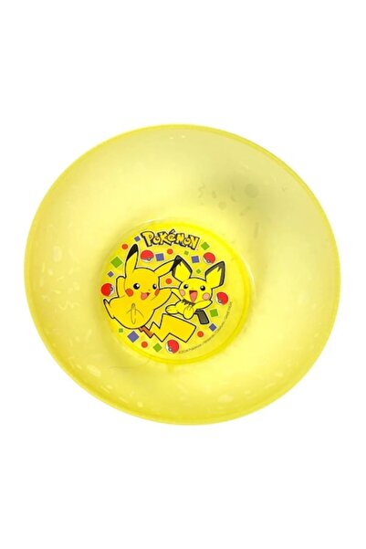 Pokémon Set of 4 children's bowls, Pokémon, yellow, made of reusable plastic,...
