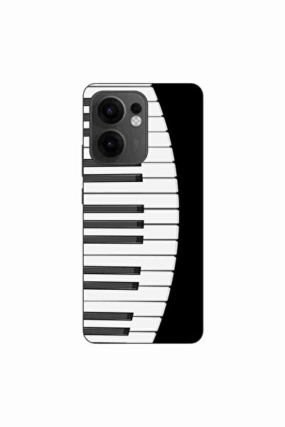 OEM Husa compatibila cu Oppo Reno13 F Silicon Gel Tpu Model Piano Keys