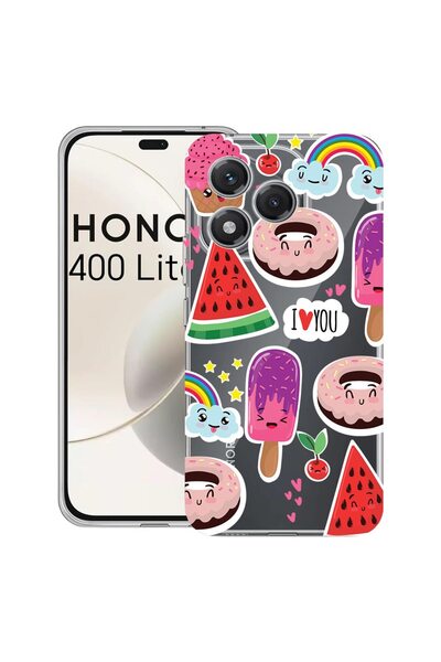 bestcase Husa pentru Honor 400 Lite 5G, BestCase¬Æ Clear Silicon 2MM, Summer ...