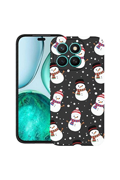 bestcase ¬Æ Husa TPU Ultra Slim Compatibil cu Honor X6c, cu Design Snowman, 3...