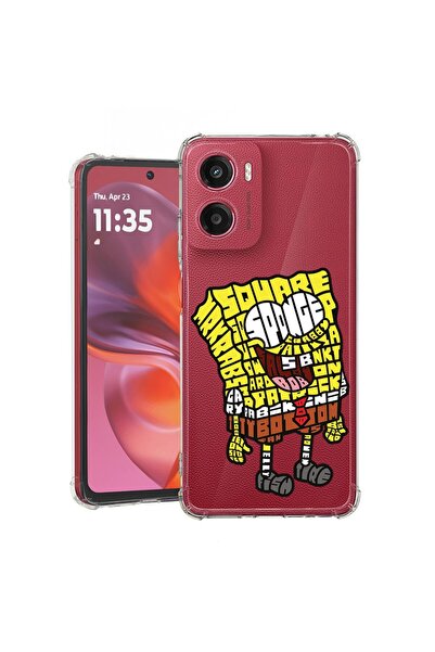 bestcase ¬Æ Husa compatibila Motorola Moto E15, Anti Shock 1.5MM, Calligraphy...