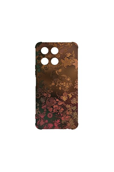 bestcase ¬Æ Husa pentru Honor 200 Smart, Anti Shock 1.5MM, Golden Feathers, R...