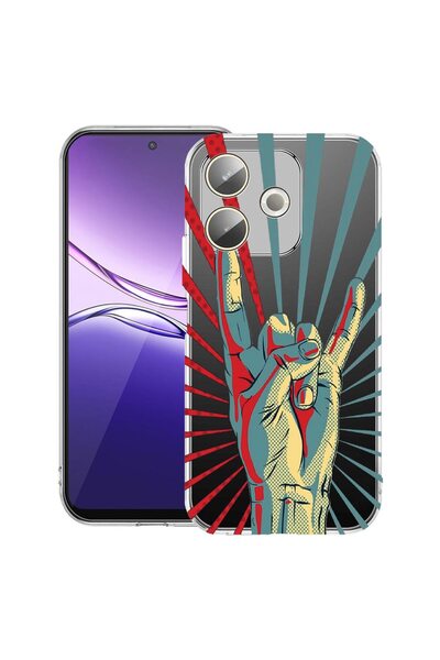 bestcase ¬Æ Husa Clear Silicon pentru OPPO A5 Pro 5G, Rock Festival, 2042415 ...