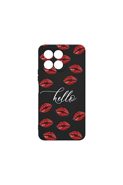 bestcase Λεπτή Θήκη Σιλικόνης 0.8MM, Συμβατή με Honor X6, Hello Kisses, Ανθεκ...