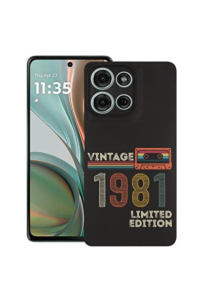 bestcase ¬Æ Husa Slim Silicon pentru Motorola Moto G75, Limited Edition 1981 ...