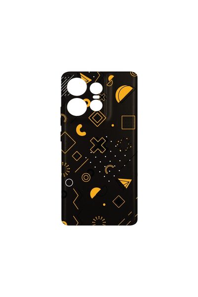 bestcase Λεπτή Θήκη Σιλικόνης 0.8MM, Συμβατή με Motorola Edge 50 Pro, Σύμβολα...