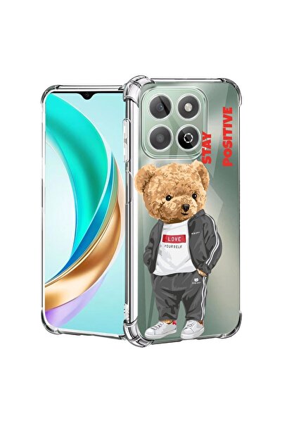 bestcase ¬Æ Husa compatibila Honor X8C, Anti Shock 1.5MM, Stay Positive - Ted...