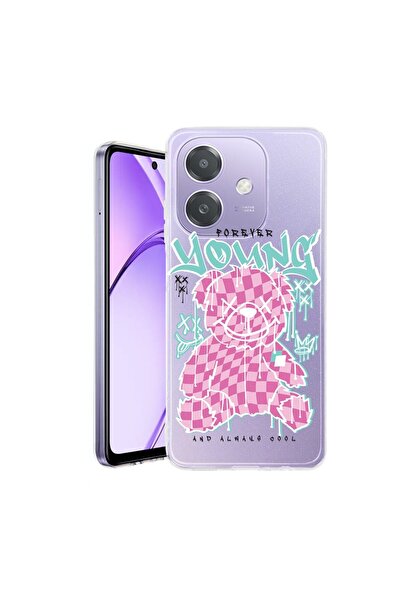 bestcase Калъф за OPPO A40 / A40M, BestCase™ Прозрачен силикон 2ММ, Мече Вечн...