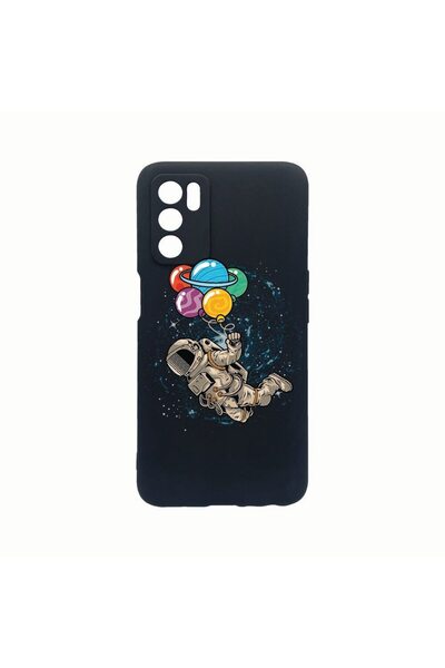 bestcase Husa Silicon, Compatibila cu Oppo A54s, Happy Astronaut, Rezistenta ...