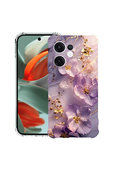 bestcase Husă Antișoc Compatibilă cu OPPO Reno13 F / FS, Floral - Orhidee Est...