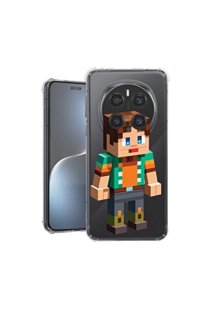 bestcase ¬Æ Husa pentru Honor Magic7 Pro, Anti Shock 1.5MM, Minecraft Charact...