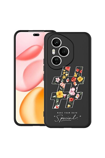 bestcase ¬Æ Husa pentru Honor 400 Pro din Silicon Ultra Slim cu Design Hashta...