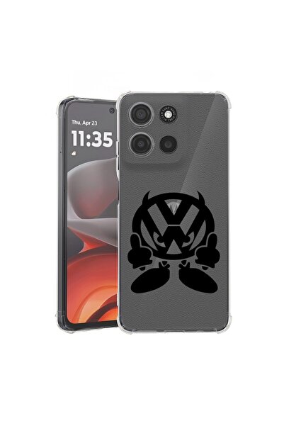 bestcase ¬Æ Husa pentru Motorola Moto G15, Anti Shock 1.5MM, VW Devil, Protec...