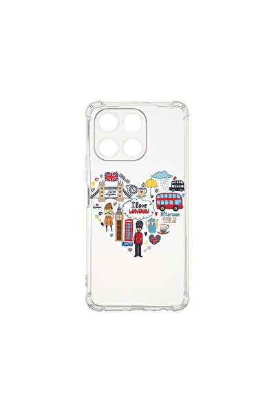 bestcase Husa BestCase¬Æ Anti Shock 1.5MM, Compatibila Cu Honor X6a, I Love L...