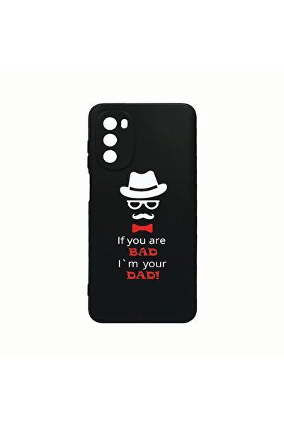 bestcase Θήκη Σιλικόνης, Συμβατή με Motorola Moto G82 / Moto G52, Bad Dad, Αν...