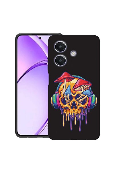 bestcase ¬Æ Husa pentru OPPO A60 5G / A40 / A40M, Skull Mushroom, Slim Silico...
