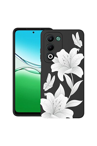 bestcase ¬Æ Husa TPU Ultra Slim Compatibila cu OPPO A5, Floral - Elegant Whit...