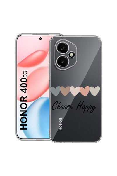 bestcase ¬Æ Husa Clear Silicon pentru Honor 400, Choose Happy, 2036423 T 1854