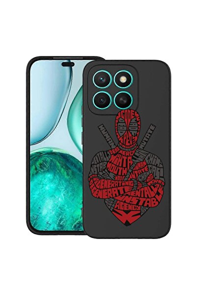bestcase Husă pentru Honor X8C, Roșu Caligrafic, Silicon Subțire 0.8MM, Antiș...