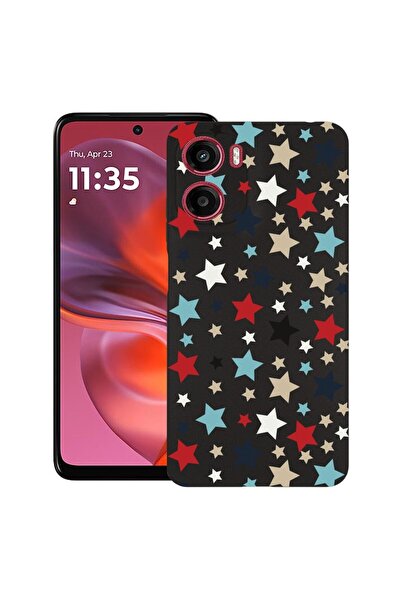 bestcase ¬Æ Husa pentru Motorola Moto G05, Stars, Slim Silicon 0.8MM, Antisoc...