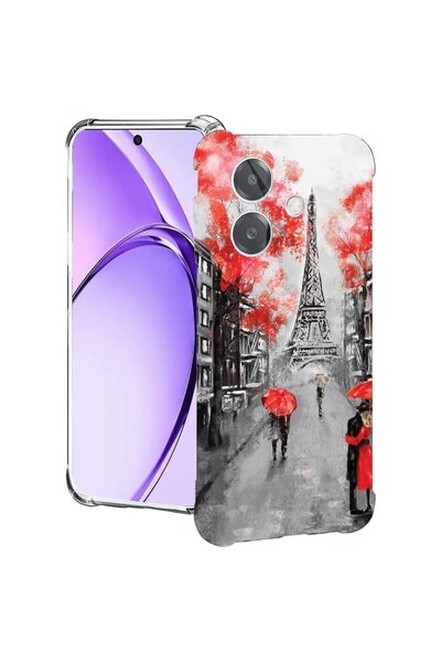 bestcase ¬Æ Husa pentru OPPO A60 5G / A40 / A40M, Anti Shock 1.5MM, Paris Eif...