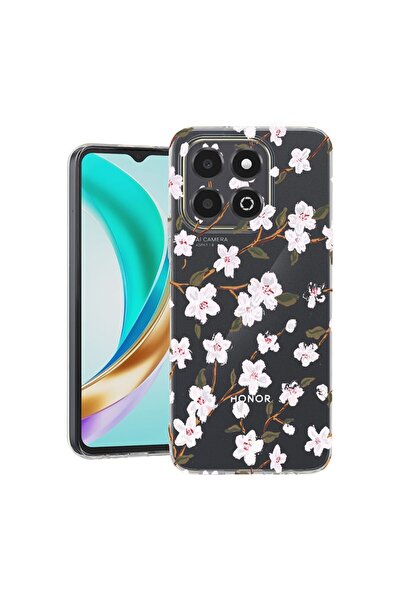 bestcase ¬Æ Husa Clear Slim Silicon Compatibila cu Honor X6c, Spring Flower, ...