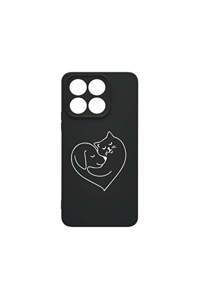 bestcase Λεπτή Θήκη Σιλικόνης 0.8MM, Συμβατή με Honor X6a, Σχέδιο Αγάπης Σκύλ...