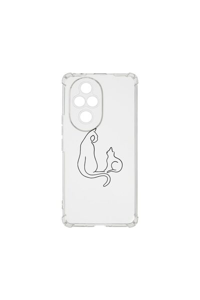 bestcase Husa pentru Honor 200 5G, BestCase¬Æ Anti Shock 1.5MM, Abstract Cat,...