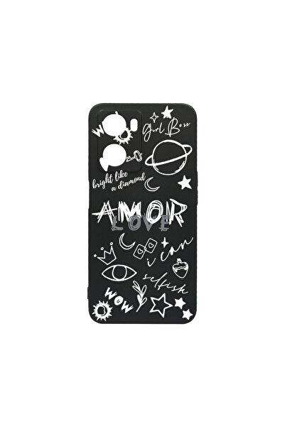 bestcase Λεπτή Θήκη Σιλικόνης 0.8MM, Συμβατή με OPPO A57s, Goth Love, Ανθεκτι...