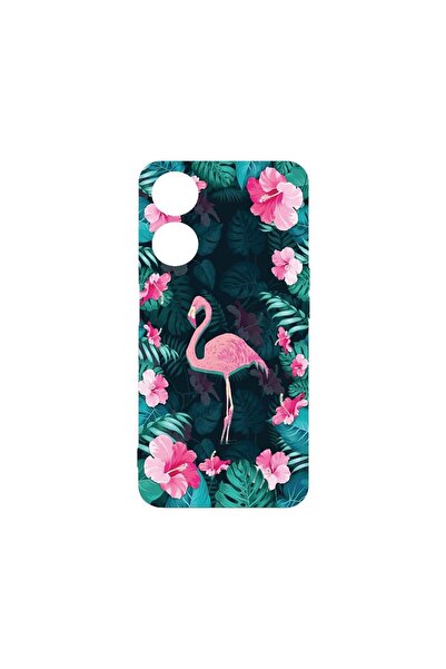 bestcase Θήκη από υγρή σιλικόνη Premium, Συμβατή με OPPO A78 4G, Φλαμίνγκο, Λ...