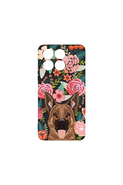 bestcase Тънък силиконов калъф 0.8ММ, съвместим с Honor X6a, Дизайн Куче и цв...