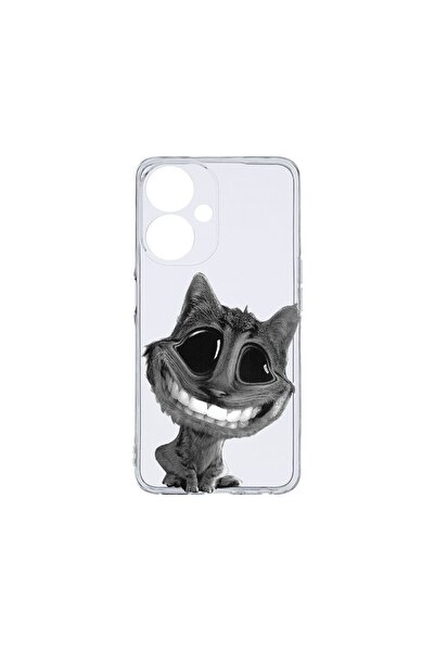 bestcase Διαφανής Θήκη Σιλικόνης 2MM, Συμβατή με OPPO A59 5G, Crazy Cat, Αντι...