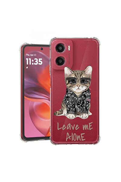 bestcase ¬Æ Husa compatibila Motorola Moto E15, Anti Shock 1.5MM, Leave Me Al...