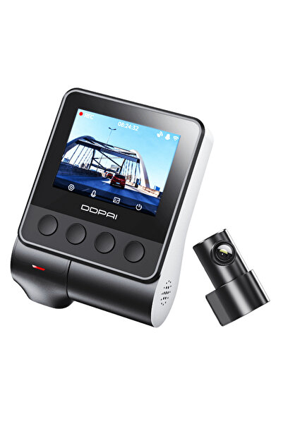 DDPAI Z40 Dual Dash Cam 1944P 2.7K Sony Imx335 Built-In Gps & Wi-Fi Black
