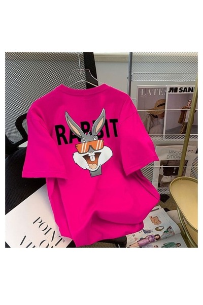 CLASSY.MODA Ουνισέξ Όβερσάιζ Στρητγουέαρ Απλό