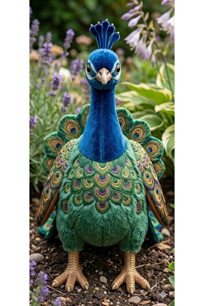 Pufline Tavus Kuşu (Peacock) Peluş Oyuncak