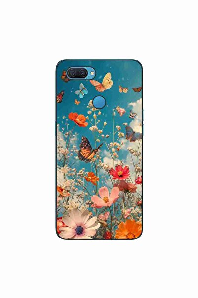 OEM Husa compatibila cu Oppo A12 Silicon Gel Tpu Model Flori si Fluturi