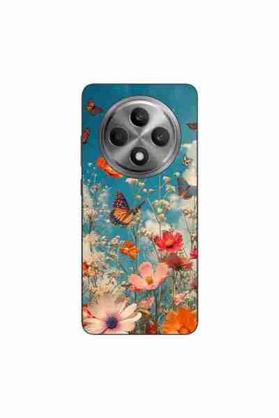 OEM Θήκη συμβατή με Oppo Reno12 FS από σιλικόνη gel TPU με σχέδιο λουλουδιών ...