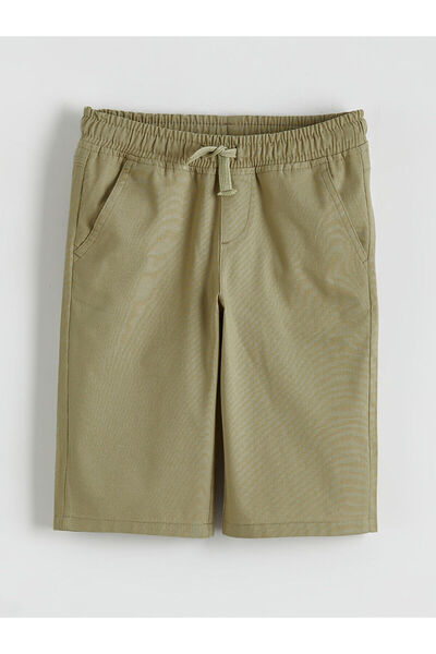 LC Waikiki Peak New Season Elastic Waist Gabardine Boys' Shorts