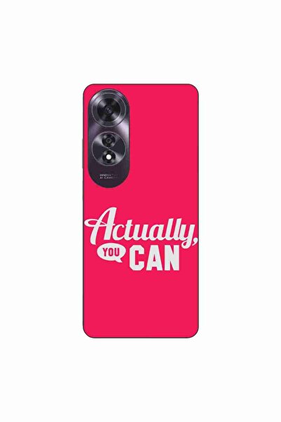 OEM Θήκη συμβατή με Oppo A60 4G Σιλικόνης Gel TPU με σχέδιο μηνύματος  "Πραγμ...