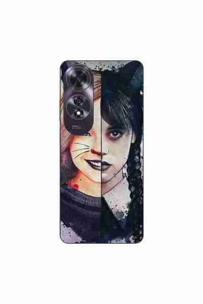 OEM Case compatible with Oppo A60 4G Silicon Gel Tpu Model Wednesday and Enid...