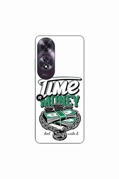 OEM Husa compatibila cu Oppo A60 4G Silicon Gel Tpu Model Mesaj Time Is Money